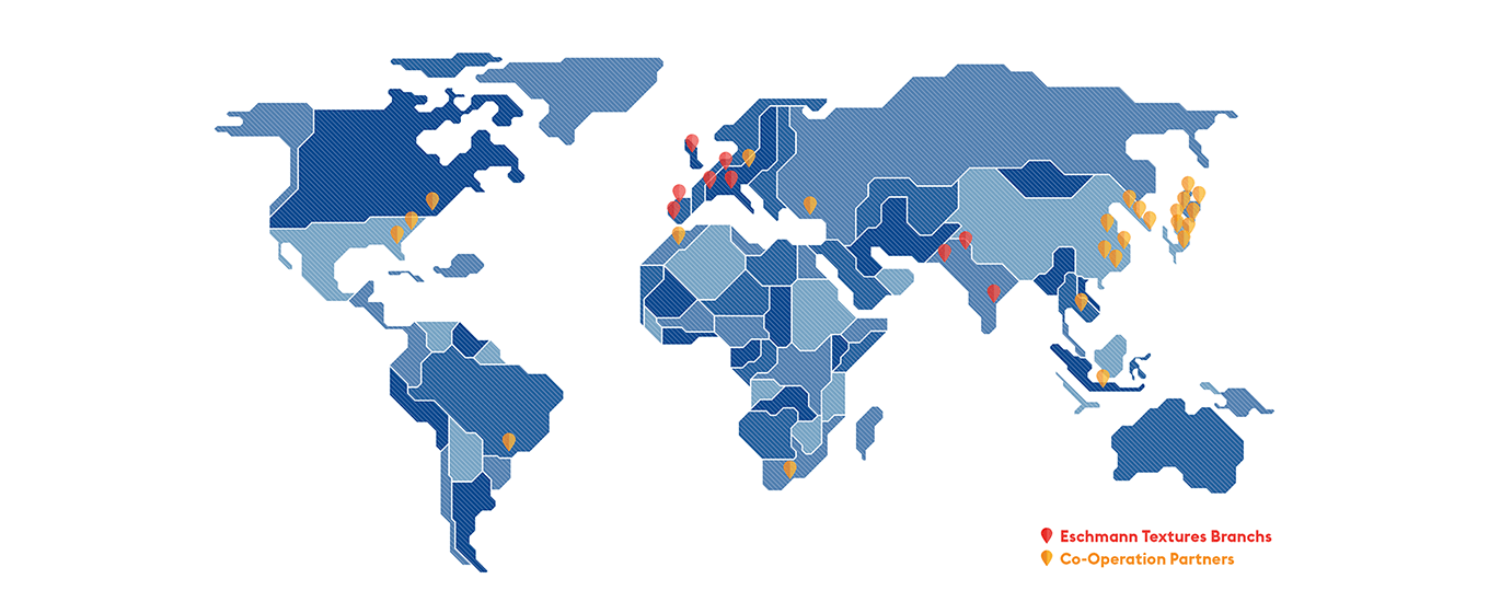 Eschmann Textures Niederlassungen und Kooperationspartner